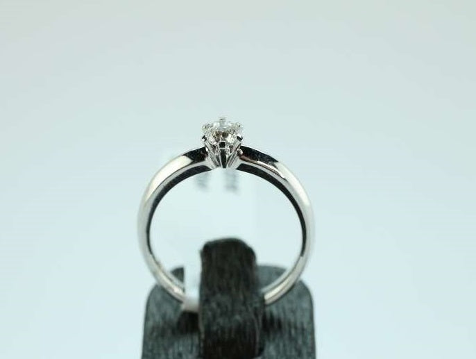 Bague solitaire or diamant
