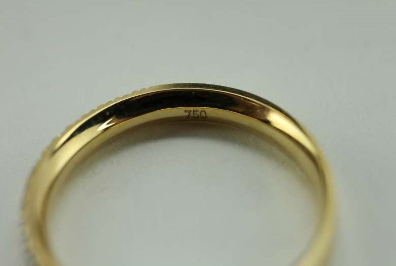 Bague or jaune et diamants