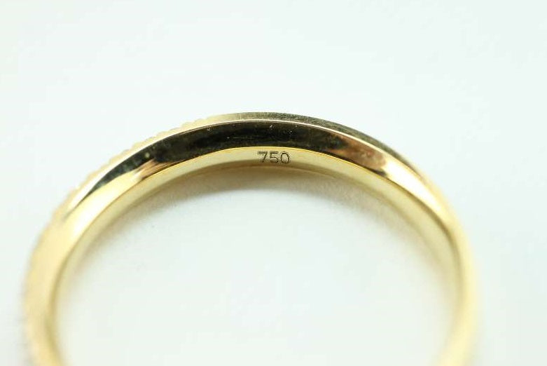Bague or jaune et diamants