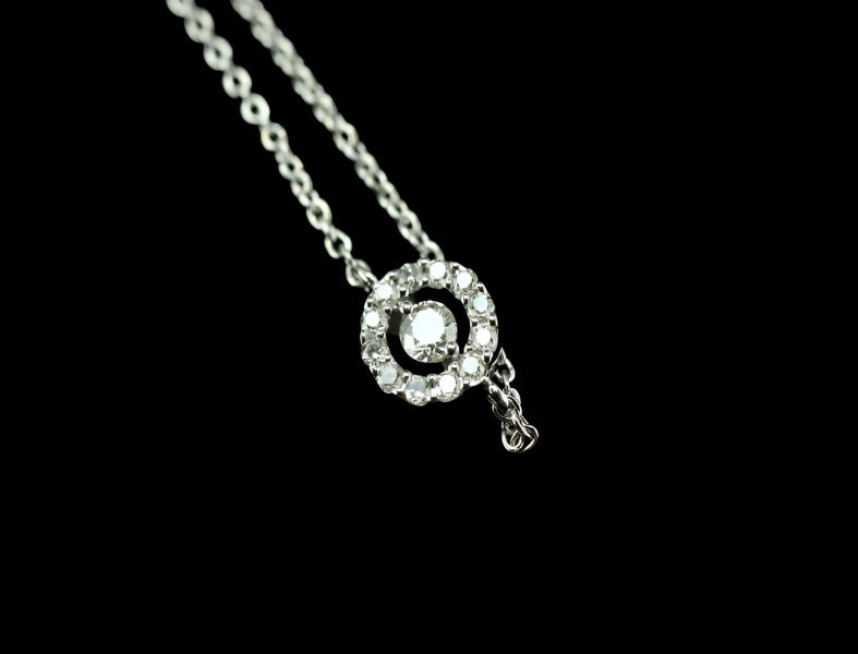 Bracelet or blanc et diamants