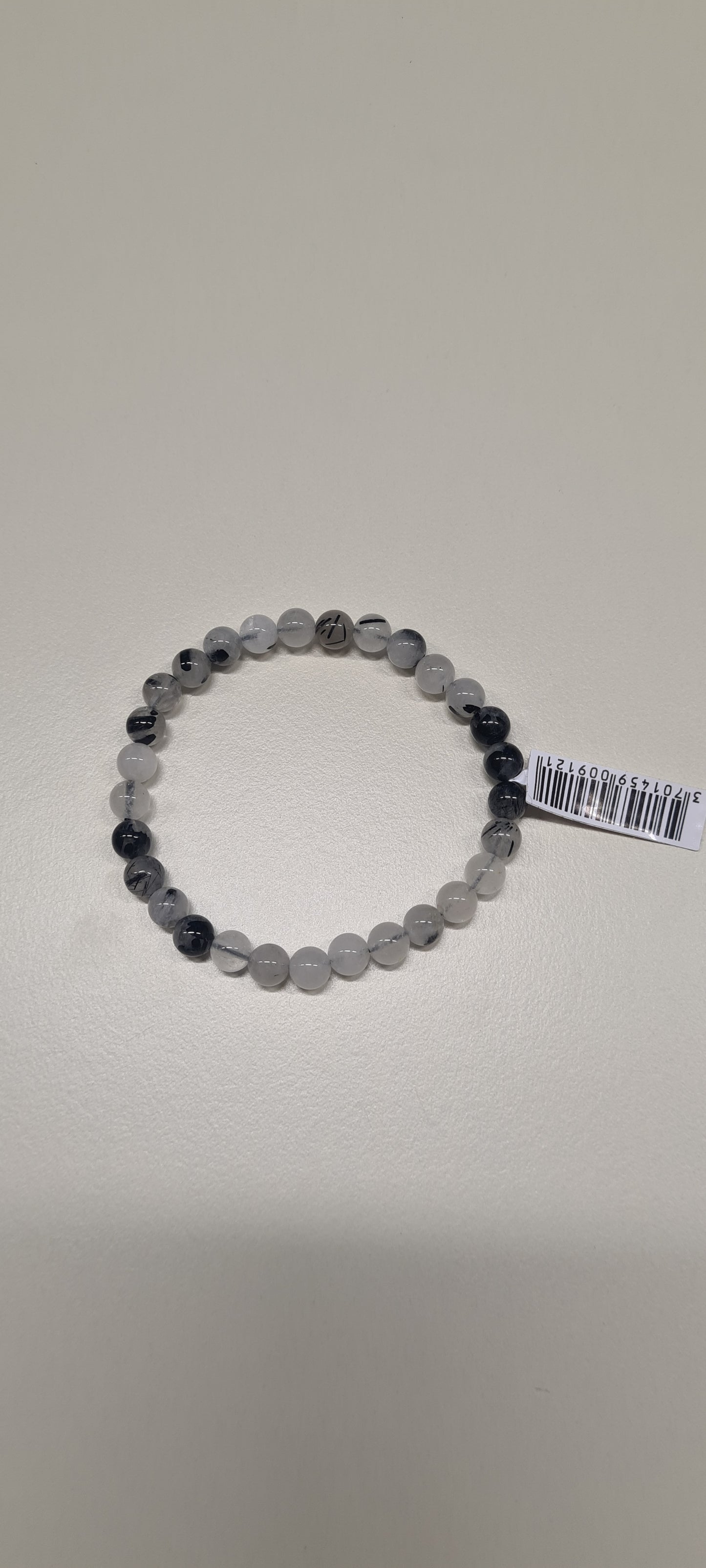 Bracelet Cristal de roche tourmaline