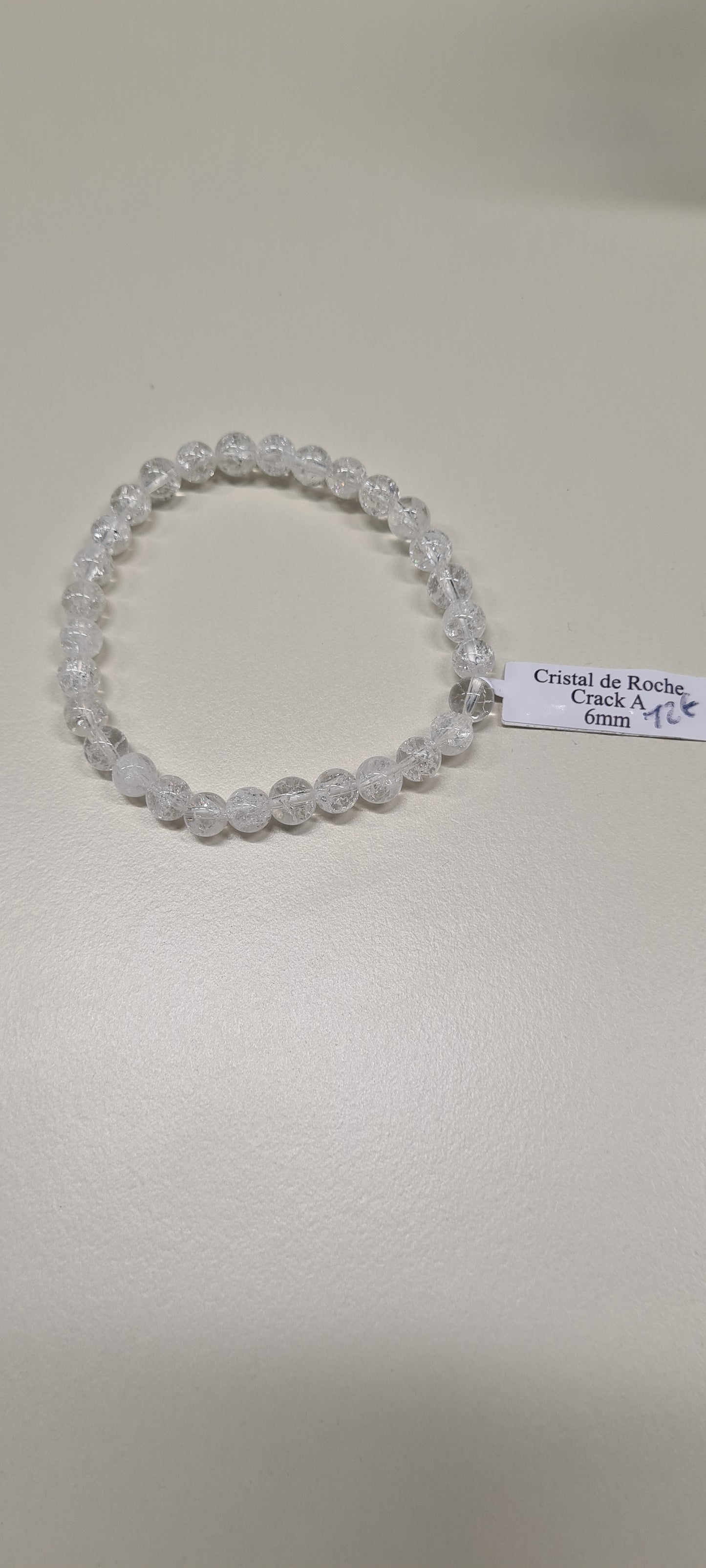 Bracelet Cristal de roche crack