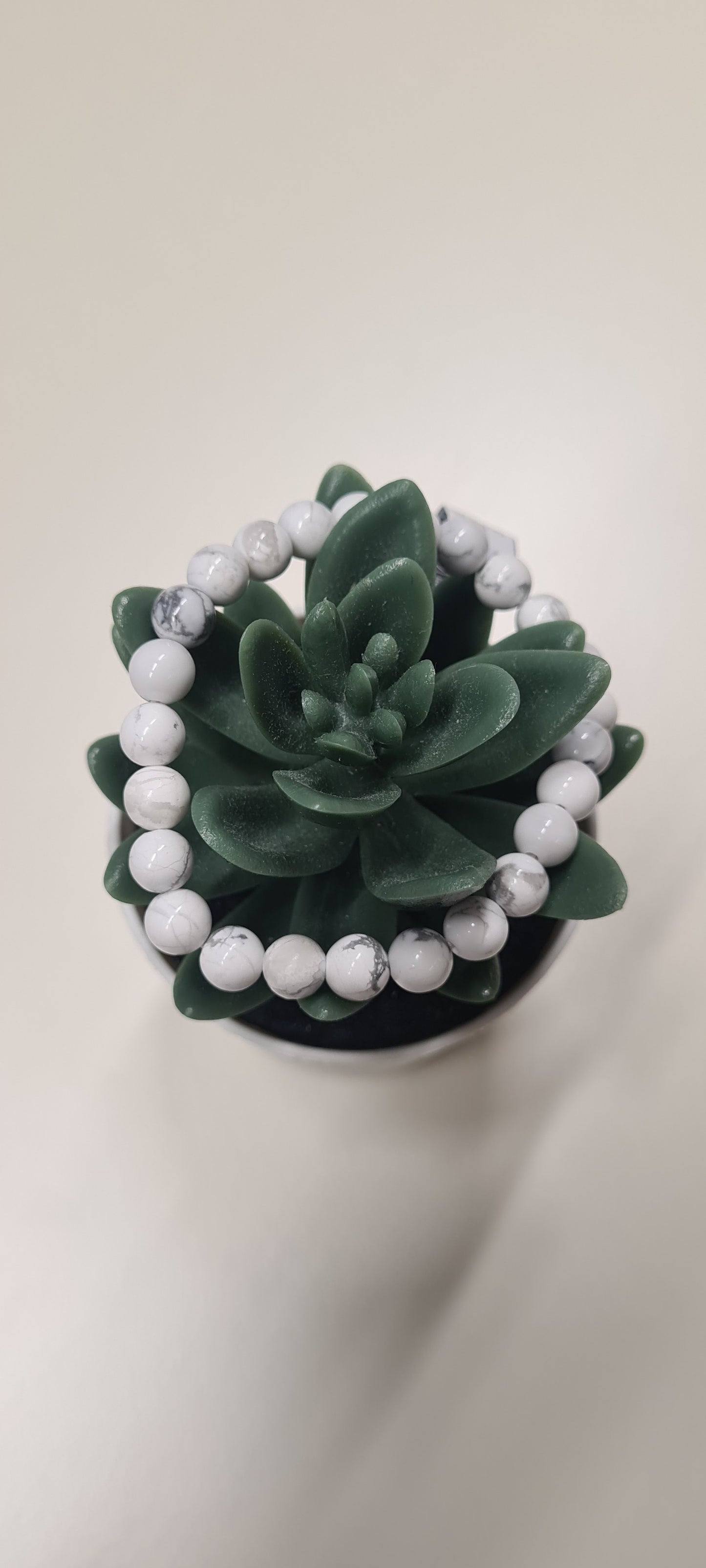 Bracelet Howlite Blanche taille enfant