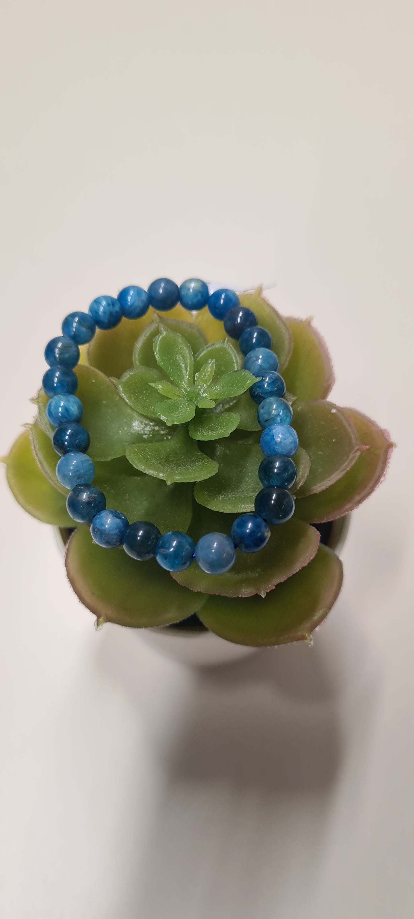Bracelet Apatite bleue taille enfant