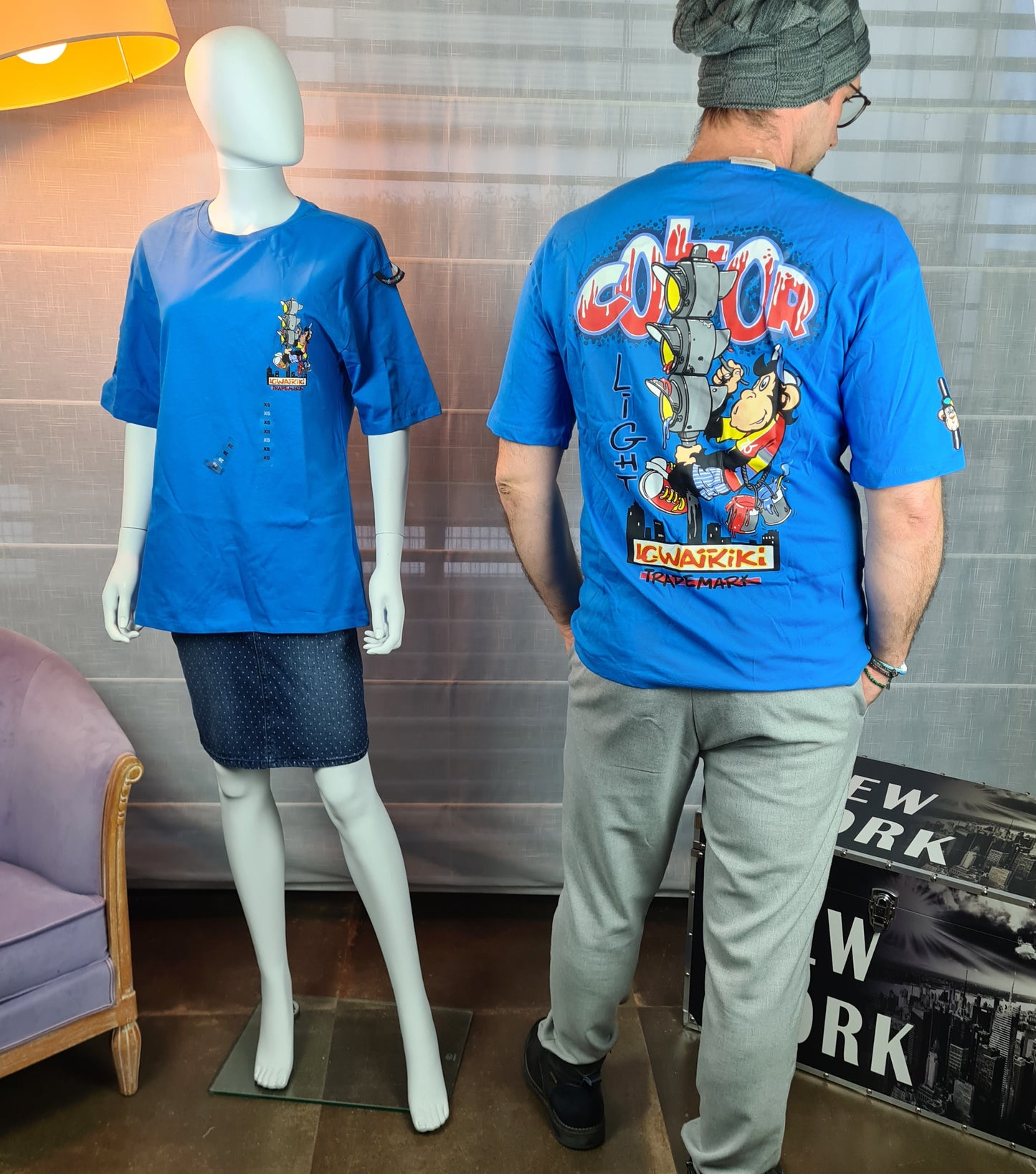 T-shirt à manche courte LC Waïkiki unisexe