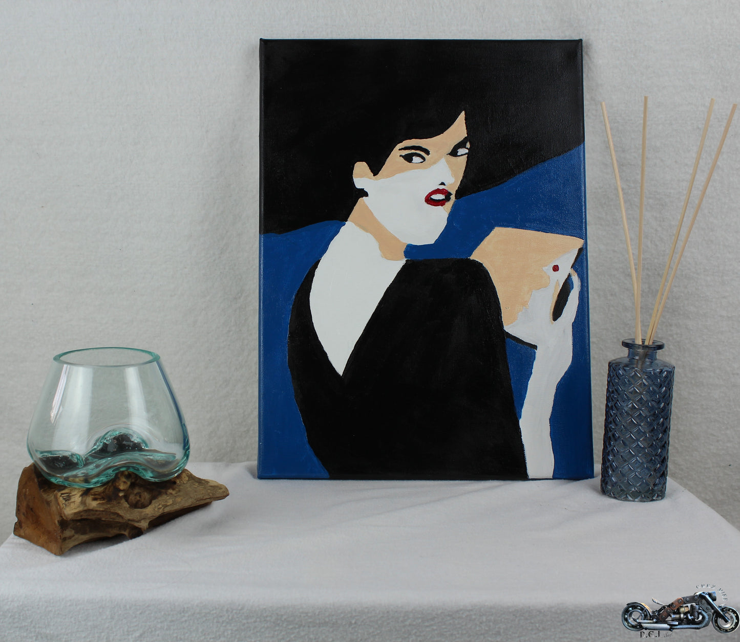 Femme au chapeau