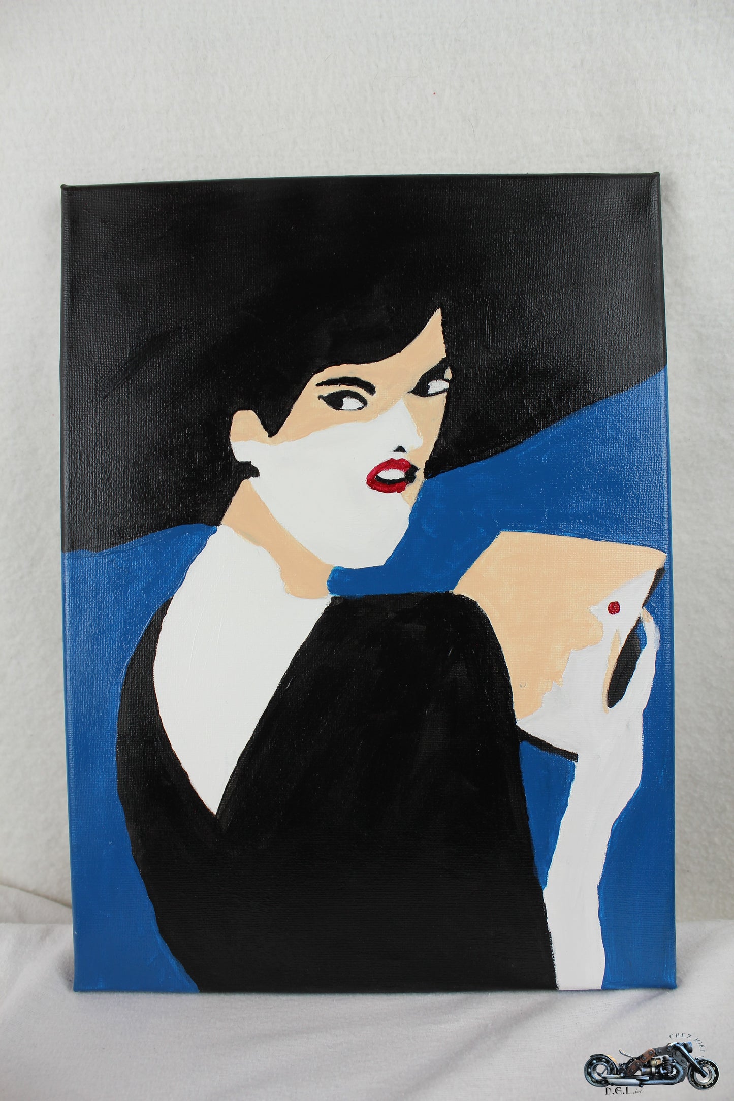 Femme au chapeau