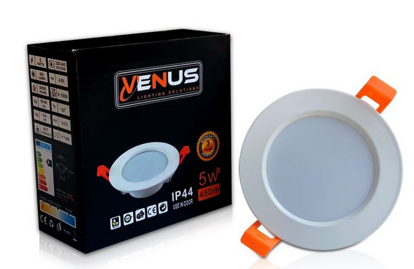 Panneaux LED Ronds Venus (12W, 5W) IP44