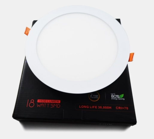 Panneau LED rond Venus (18W, 6500K)