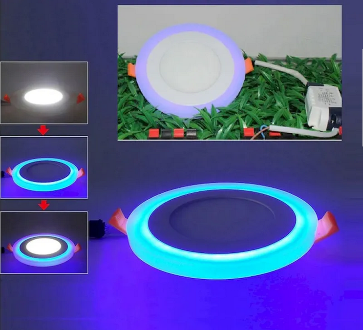 Panneau LED Bleu et Blanc Venus 3W+3W